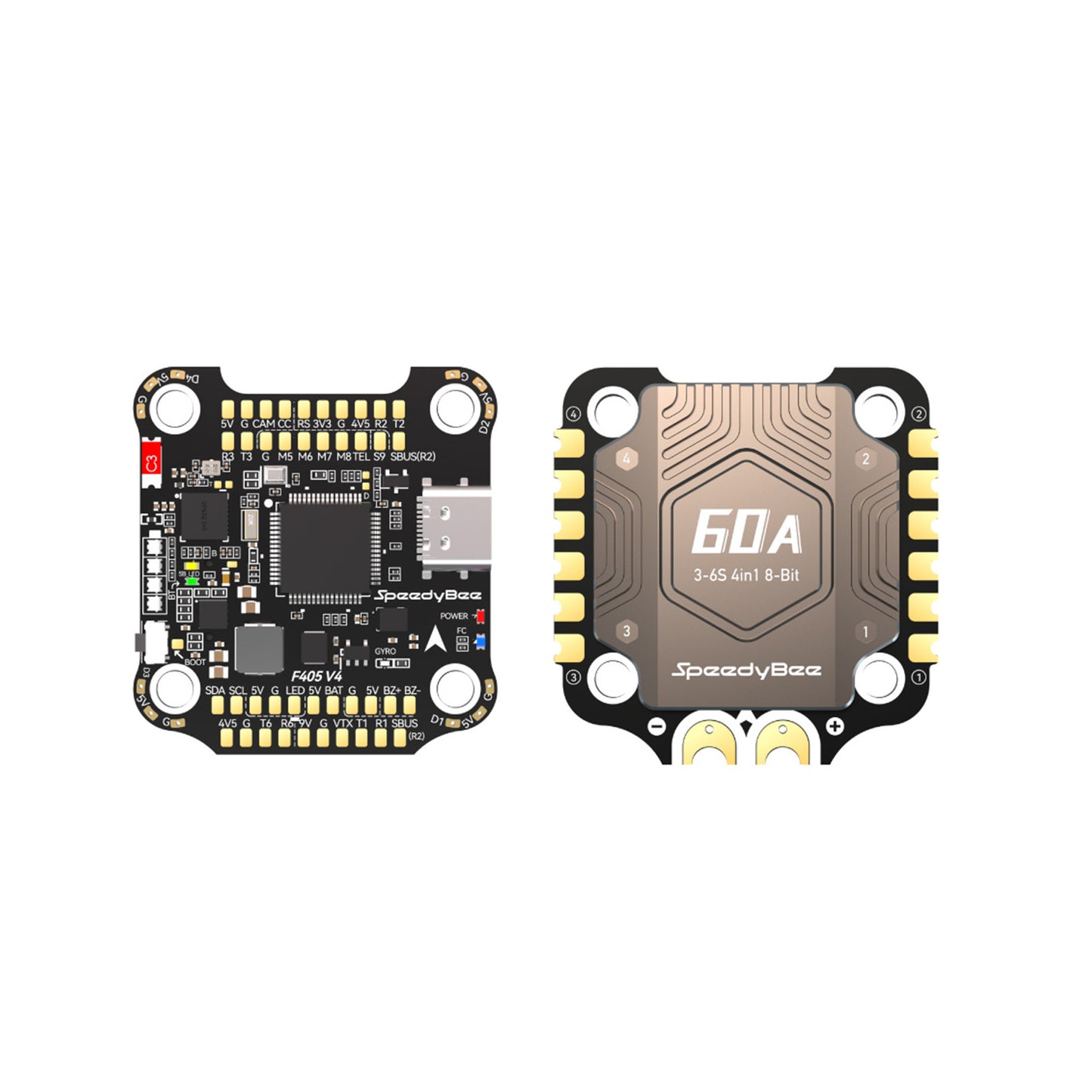 SpeedyBee F405 V4 BLS 60A 30x30 FC & ESC Stack